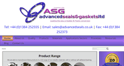 Desktop Screenshot of advancedseals.com