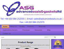 Tablet Screenshot of advancedseals.com